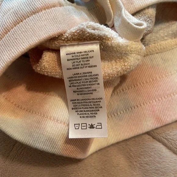 n:philanthropy Tie Dye Distressed Lounge Shorts - Picture 6 of 8